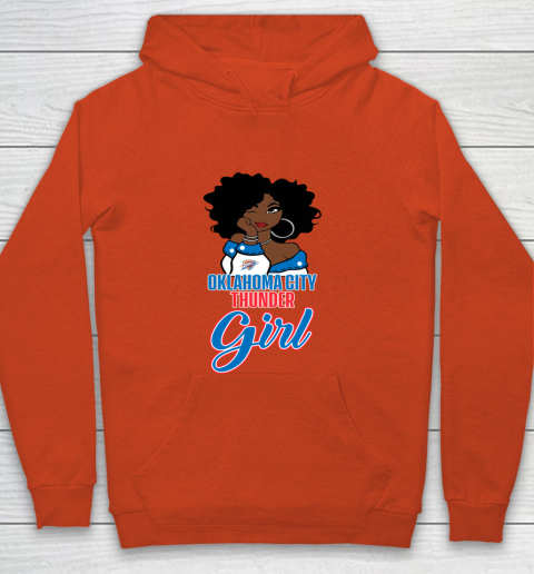 Oklahoma City Thunder Girl NBA Youth Hoodie 4