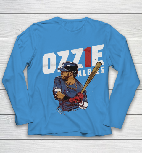 Ozzie Albies 1 Atlanta Brave Youth Long Sleeve 5