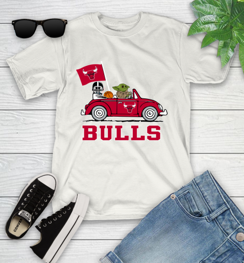 Nba Basketball Chicago Bulls Darth Vader Baby Yoda Driving Star