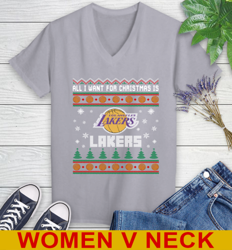 NBA Basketball All I Want For Christmas Is Los Angeles Lakers 76