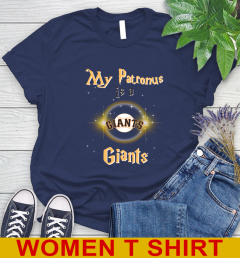 MLB Baseball Harry Potter My Patronus Is A San Francisco Giants Women's T-Shirt 12
