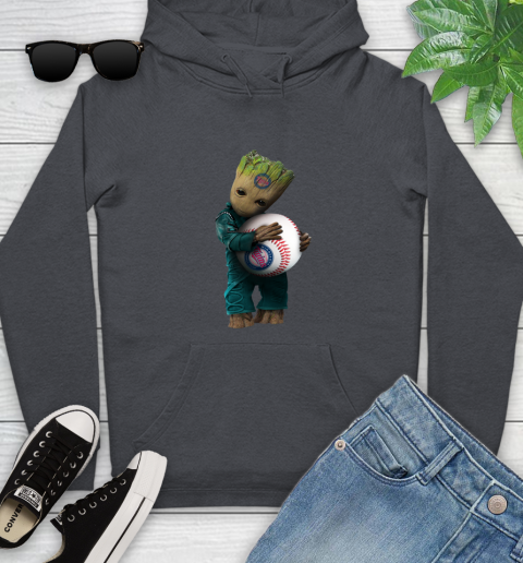 MLB Groot Guardians Of The Galaxy Baseball Sports Minnesota Twins Youth Hoodie 8