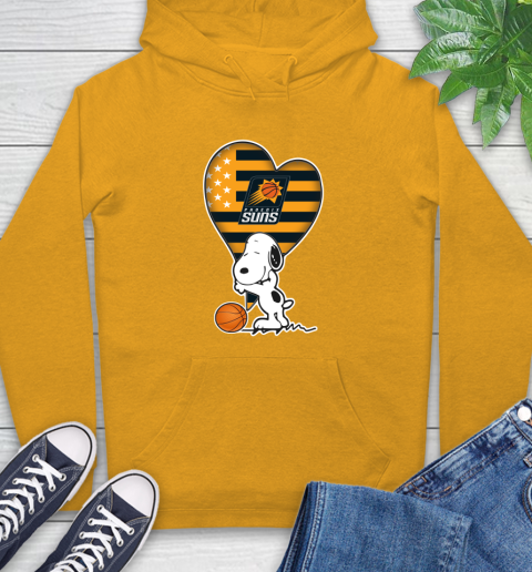 Phoenix Suns NBA Basketball The Peanuts Movie Adorable Snoopy Hoodie 3