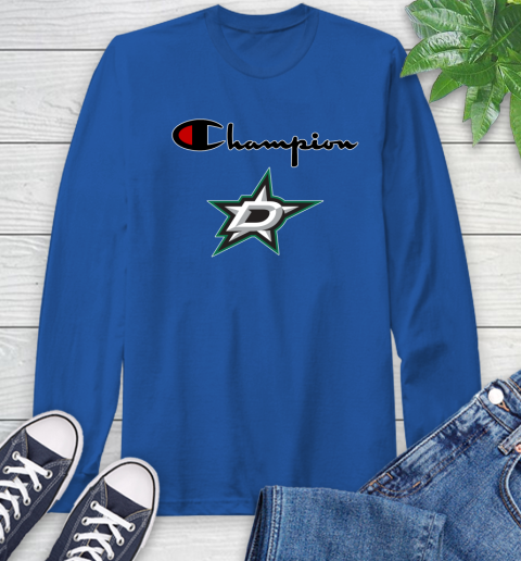 NHL Hockey Dallas Stars Champion Shirt Long Sleeve T-Shirt 7