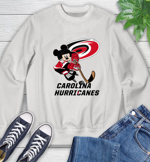 NHL Carolina Hurricanes Mickey Mouse Disney Hockey T Shirt Sweatshirt