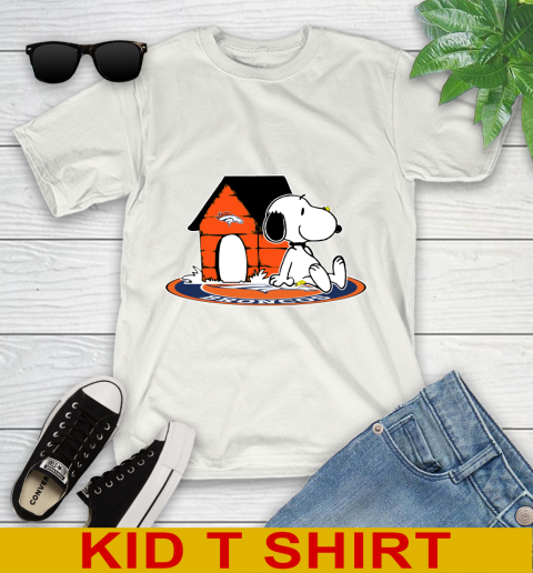 NFL Football Denver Broncos Snoopy The Peanuts Movie Shirt Youth T-Shirt