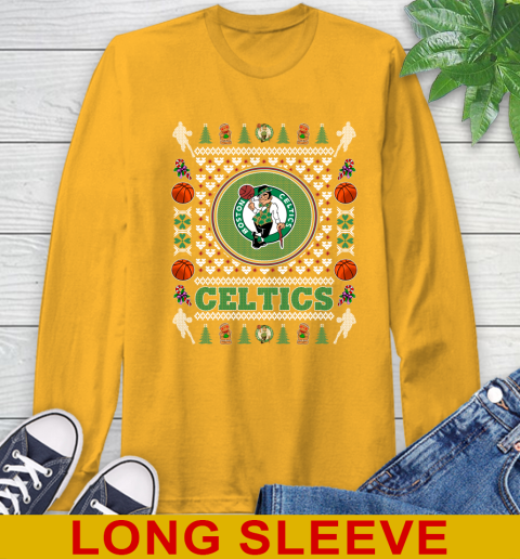 Boston Celtics Merry Christmas NBA Basketball Loyal Fan Long Sleeve T-Shirt 2