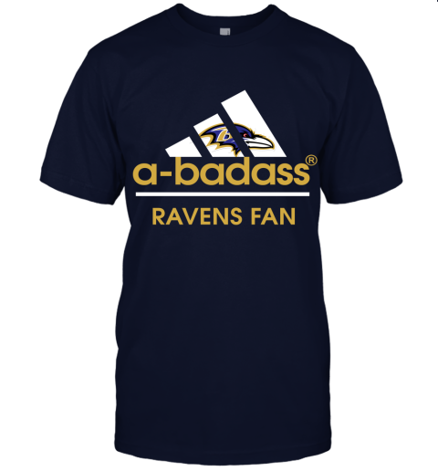 z70l a badass baltimore ravens mashup adidas nfl shirts jersey t shirt 60 front navy