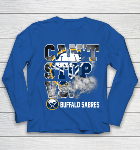NHL Buffalo Sabres Hockey Can't Stop Vs Youth Long Sleeve 7