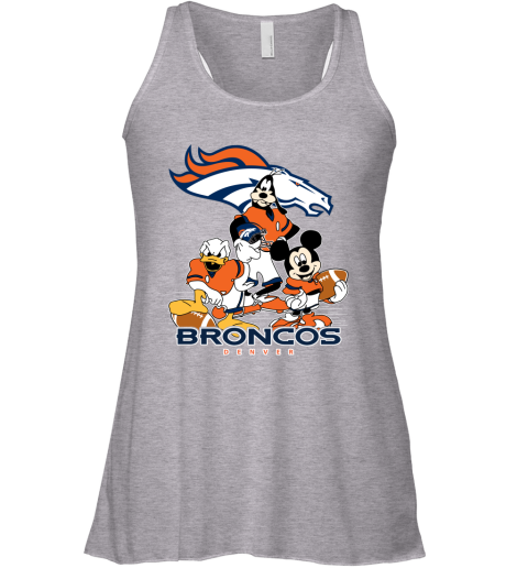 NFL Denver Broncos Mickey Mouse Donald Duck Goofy Football T Shirt -  Rookbrand