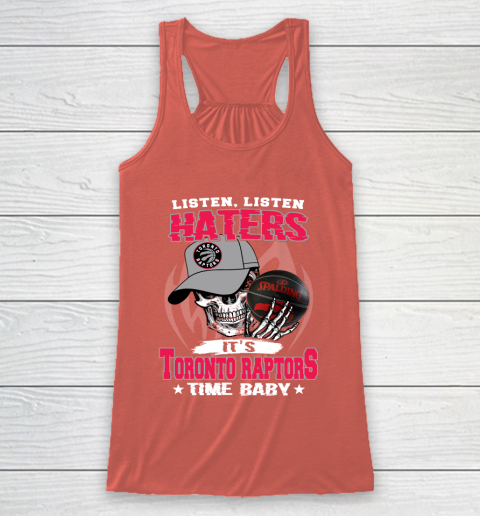 Listen Haters It is RAPTORS Time Baby NBA Racerback Tank 3