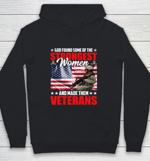 God Found Some of the Strongest Veteran Youth Hoodie