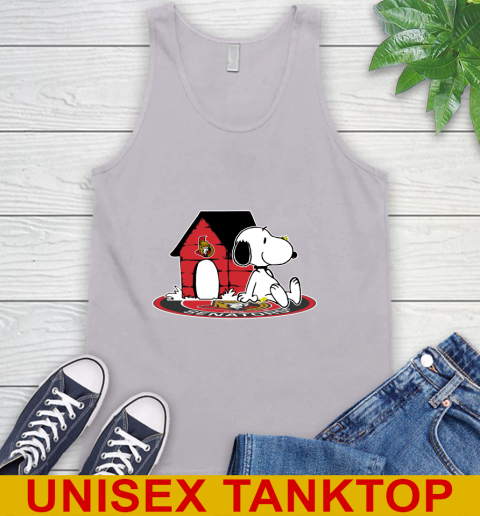 NHL Hockey Ottawa Senators Snoopy The Peanuts Movie Shirt Tank Top 4