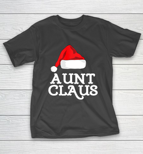 Aunt Claus Christmas Family Group Matching Pajama T-Shirt