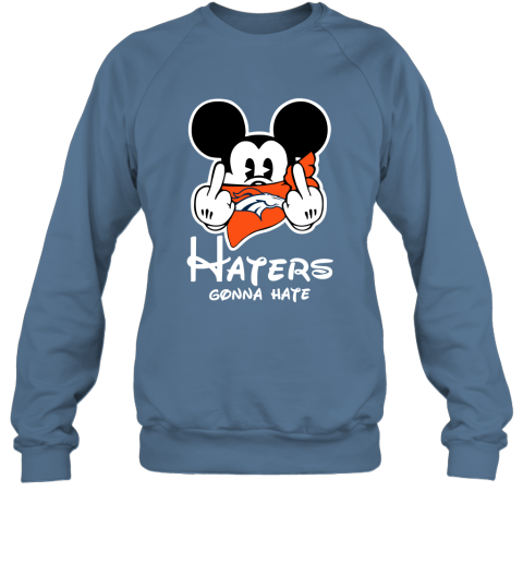 NFL Denver Broncos Haters Gonna Hate Mickey Mouse Disney Football