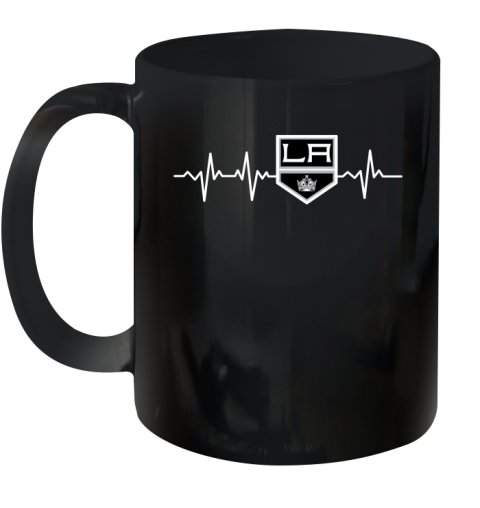 Los Angeles Kings NHL Hockey Heart Beat Shirt (1) Ceramic Mug 11oz