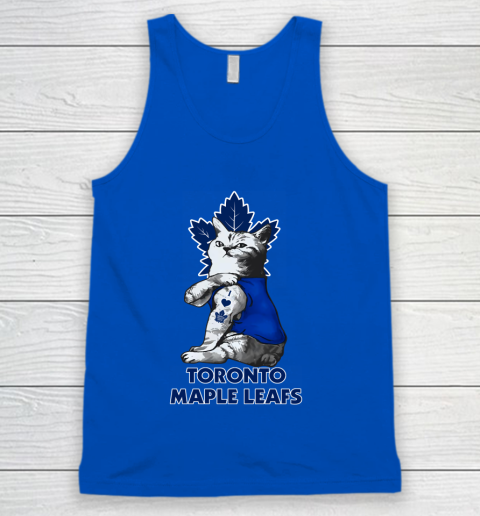 NHL My Cat Loves Toronto Maple Leafs Hockey Tank Top 4