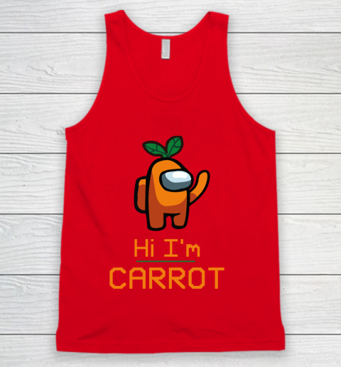Among Us Shirt IM CARROT ORANGE AMONG A7 Tank Top 3