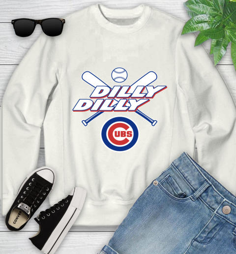 MLB Chicago Cubs Dilly Dilly Baseball Sports Youth Sweatshirt