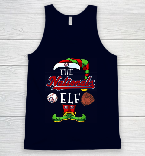 Washington Nationals Christmas ELF Funny MLB Tank Top 2
