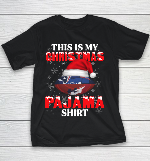 Houston Texans This Is My Christmas Pajama Shirt NFL Youth T-Shirt