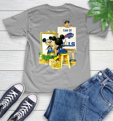 NFL Football Buffalo Bills Mickey Drawing Shirt 48
