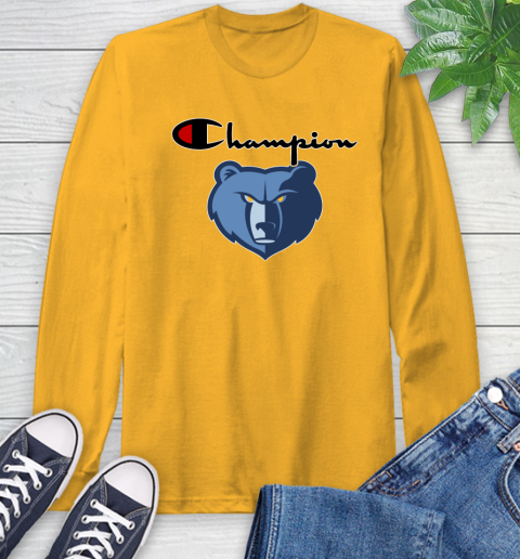NBA Basketball Memphis Grizzlies Champion Shirt Long Sleeve T-Shirt 2