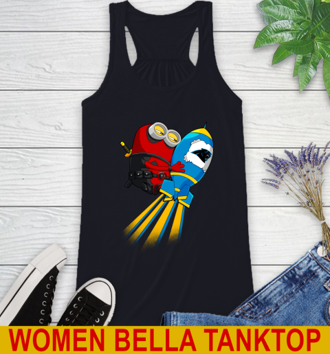 NFL Football Carolina Panthers Deadpool Minion Marvel Shirt Racerback Tank 9 NFL Football Carolina Panthers Deadpool Minion Marvel Shirt Racerback Tank - Image 9