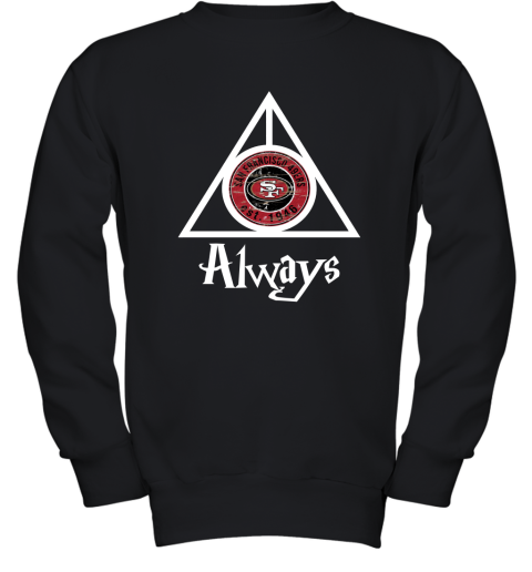 Always Love The San Francisco 49ers x Harry Potter Mashup Youth Sweatshirt