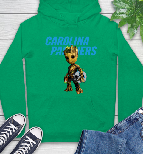 Carolina Panthers NFL Football Groot Marvel Guardians Of The Galaxy Hoodie 8