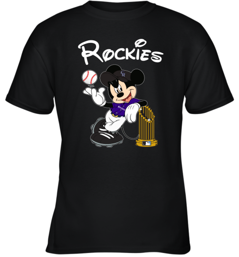 Colorado Rockies Mickey Taking The Trophy MLB 2019 Youth T-Shirt