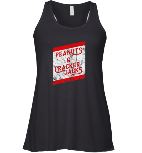 Vintage Baseball Shirt Peanuts and Cracker Jacks Racerback Tank