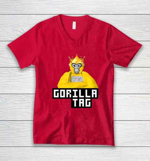 Gorilla Tag Party Time V-Neck T-Shirt 3