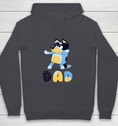Bluey Dad for Daddy's on Father's Day Bandit Funny Gift Youth Hoodie 5
