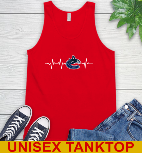 Vancouver Canucks NHL Hockey Heart Beat Shirt Tank Top 5