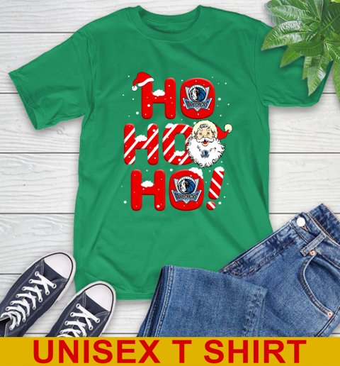 Dallas Mavericks NBA Basketball Ho Ho Ho Santa Claus Merry Christmas Shirt T-Shirt 7