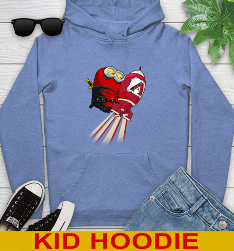 MLB Baseball Arizona Diamondbacks Deadpool Minion Marvel Shirt Youth Hoodie 12