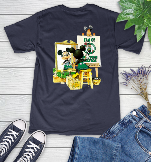 NBA Basketball Boston Celtics Mickey Drawing Shirt 81