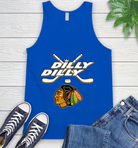 NHL Chicago Blackhawks Dilly Dilly Hockey Sports Tank Top 5