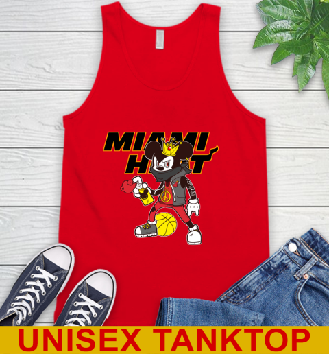 Miami Heat NBA Basketball Mickey Peace Sign Sports Tank Top 6
