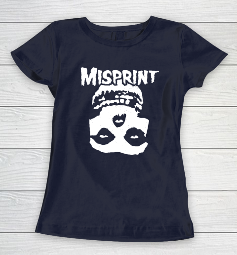 Misprint Skull Funny Misfit Women's T-Shirt - Image 3
