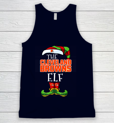 Cleveland Browns Christmas ELF Funny NFL Tank Top 2