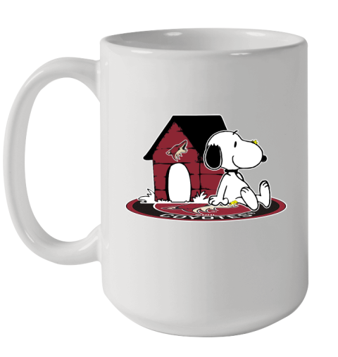 NHL Hockey Arizona Coyotes Snoopy The Peanuts Movie Shirt Ceramic Mug 15oz