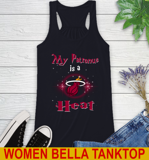 NBA Basketball Harry Potter My Patronus Is A Miami Heat Racerback Tank 8