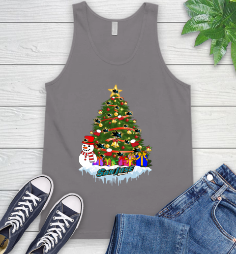 San Jose Sharks Merry Christmas NHL Hockey Sports Tank Top 7