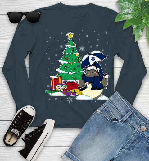 Toronto Maple Leafs NHL Hockey Cute Tonari No Totoro Christmas Sports Youth Long Sleeve 9