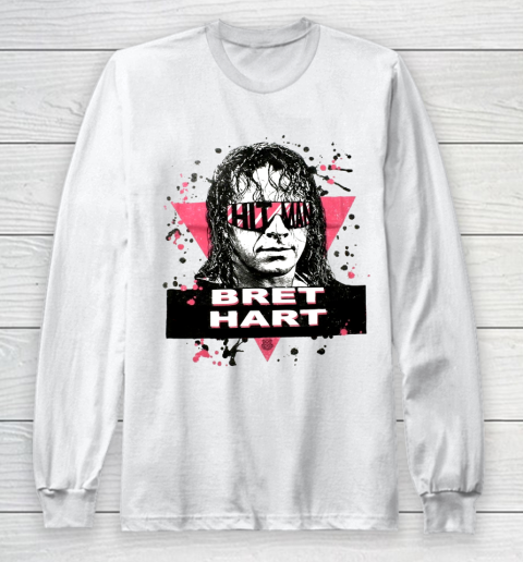 Hit man Bret Hart Hit Man WWE for fans and lovers Long Sleeve T-Shirt