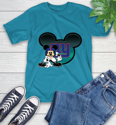 NFL New York Giants Mickey Mouse Disney Football T Shirt T-Shirt 8