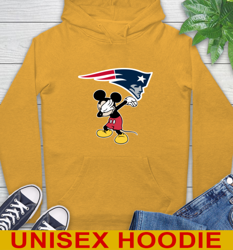 New England Patriots NFL Football Dabbing Mickey Disney Sports Hoodie 3