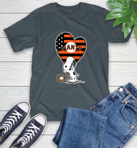 San Francisco Giants MLB Baseball The Peanuts Movie Adorable Snoopy T-Shirt 9
